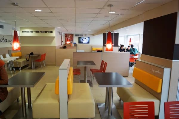 Сетевые рестораны Burger King — комплектация мебелью, Артидом — фото 2